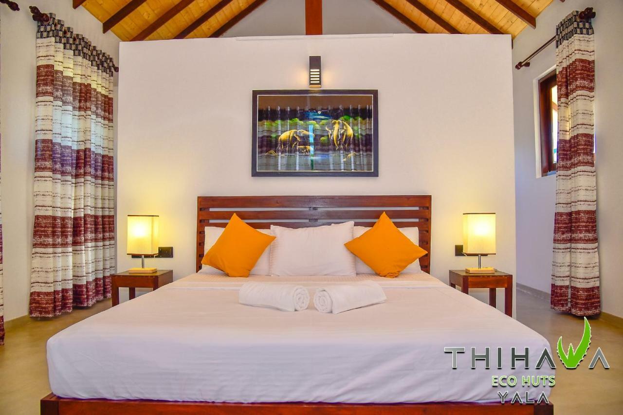 Bed and Breakfast Thihawa Eco Huts Yala à Tissamaharama Extérieur photo