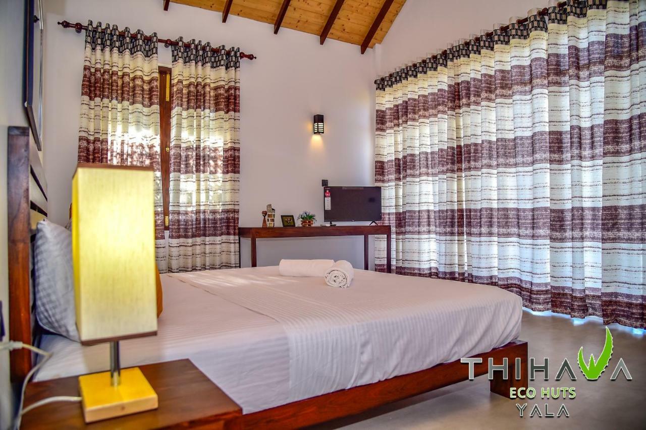 Bed and Breakfast Thihawa Eco Huts Yala à Tissamaharama Extérieur photo